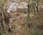 Camille Pissarro Farmhouse oil painting reproduction